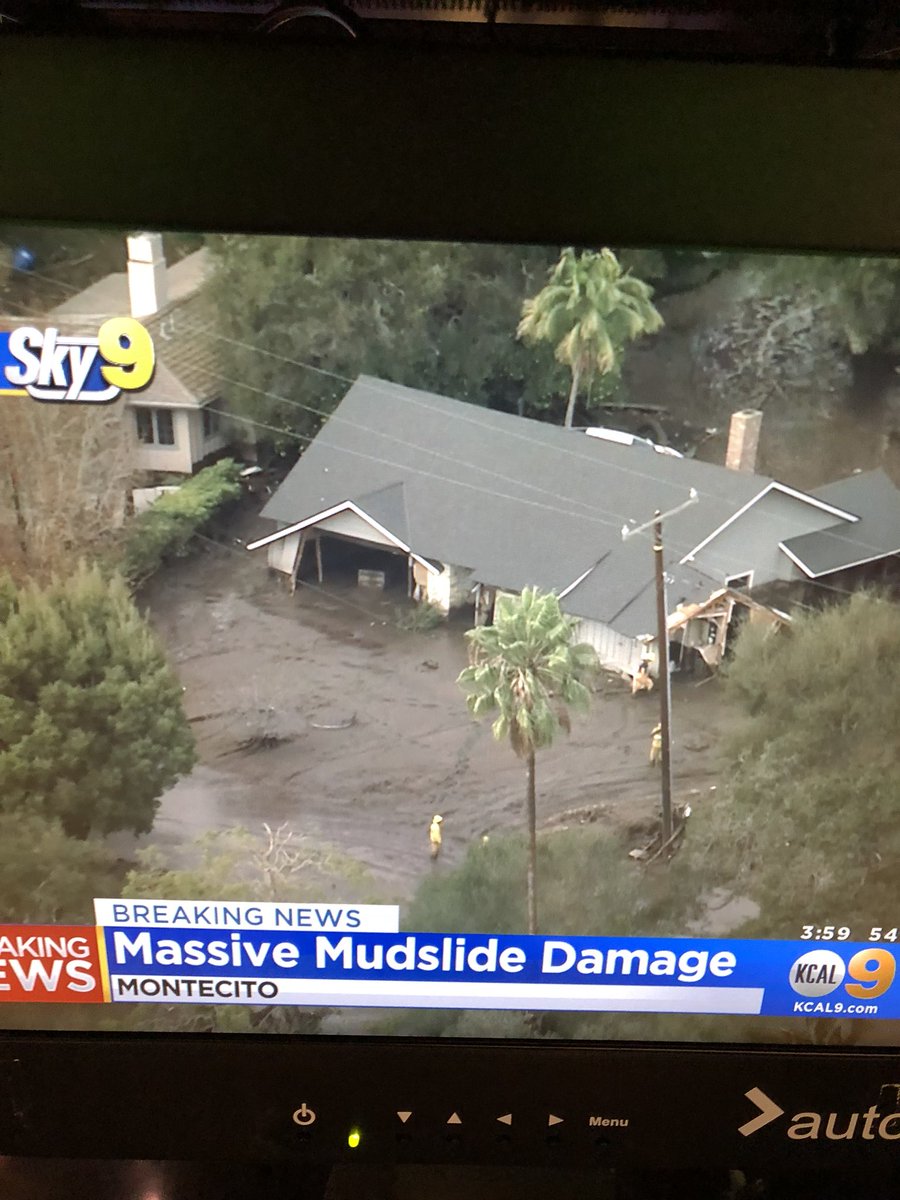 The pictures coming out of Montecito. Massive mudslide from the recent rains. - KCAL9   