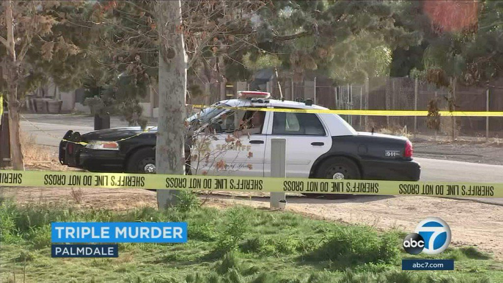 Victims ID'd in Palmdale triple murder    