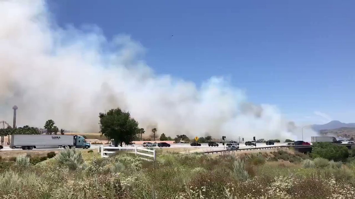 Six Flags Magic Mountain in southern California is currently evacuating ...