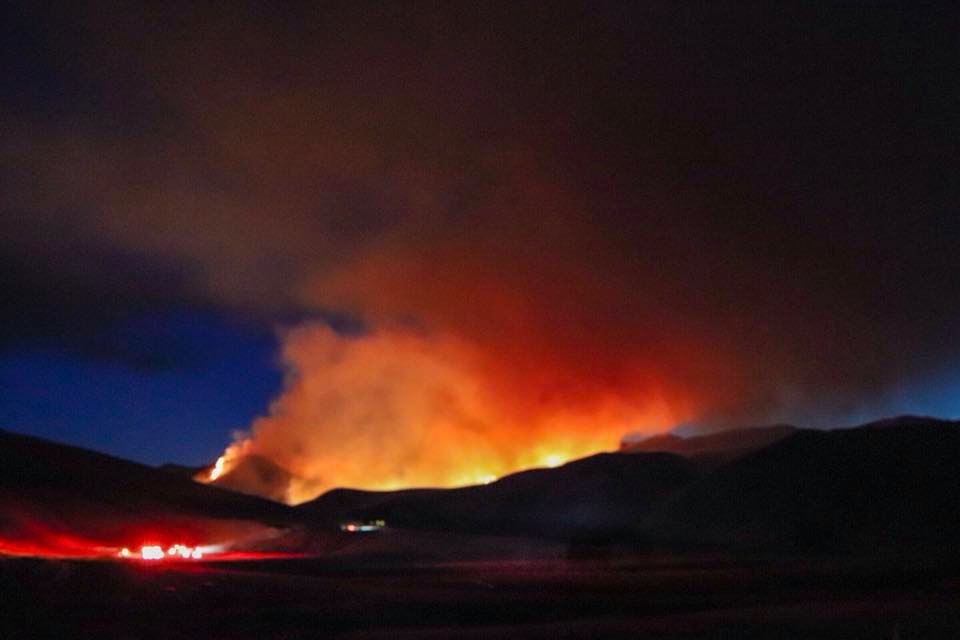 RockFire burning west of Patterson. Fire is approx. 30 acres.     