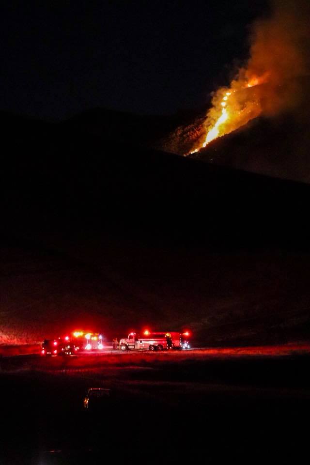 RockFire burning west of Patterson. Fire is approx. 30 acres.     