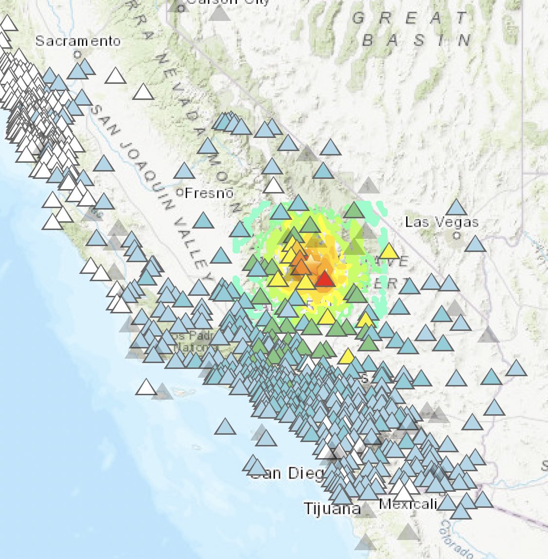 California Earthquake Hazard Map