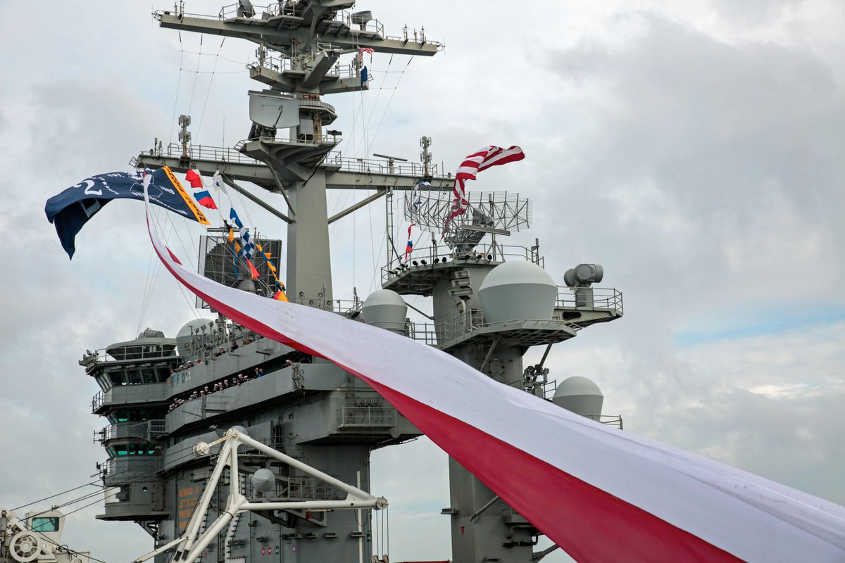 USS ABRAHAM LINCOLN CVN72 once again is a west coast carrier, arriving at San Diego Mon 20 Jan to conclude a 10-month deployment since lvng Norfolk 1 April. She left her old homeport of Everett WA in Dec 2011 for deployment & a 4-year refueling overhaul