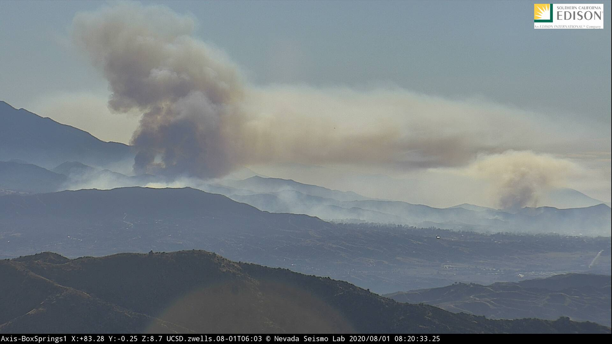 A quick look at the firecams  AppleFire CherryValley @CALFIRERRU @SanBernardinoNF