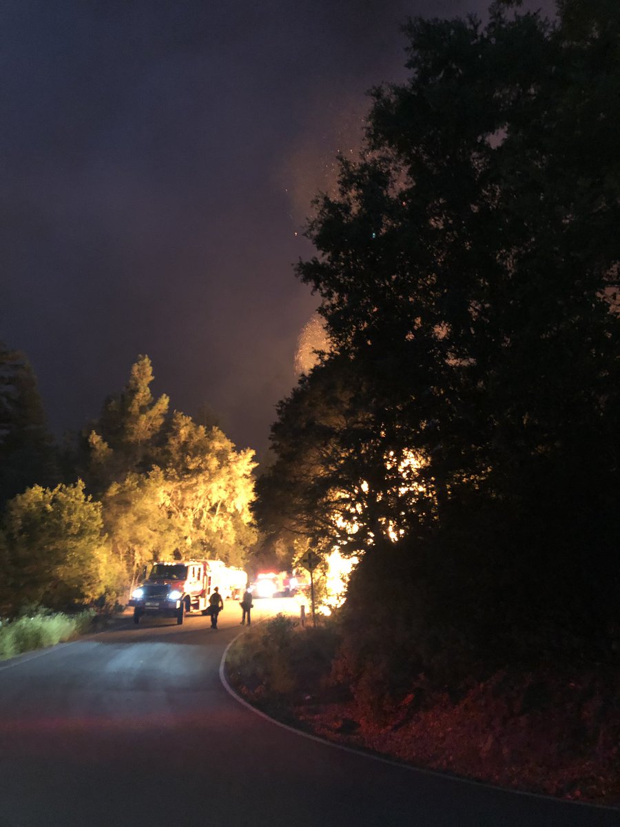 Residents in Felton are being ordered to evacuate as the CZULightningComplex fire intensifies. We saw this home in Felton overtaken by flames