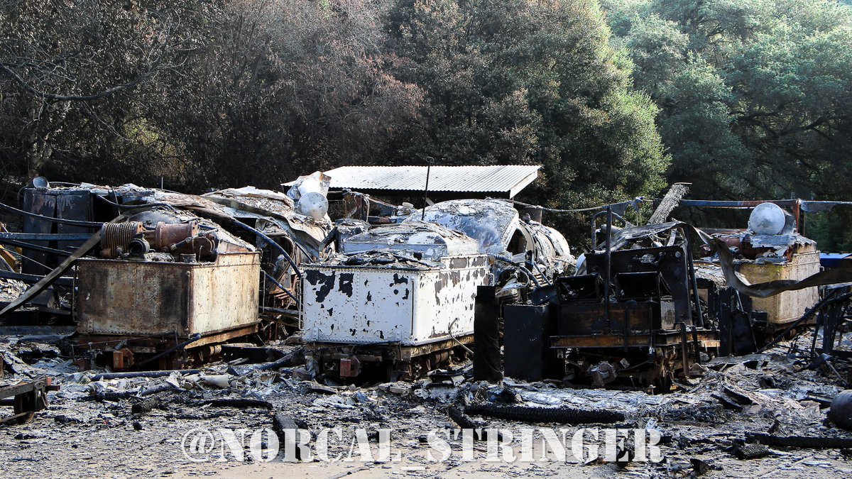 Photos from the round table at the Swanton Pacific Railway outside Davenport, CA.  The Swanton Pacific Ranch was hit by the CZUAugustLightningComplex earlier this week.  CZULightningComplex CZULightningComplexFire