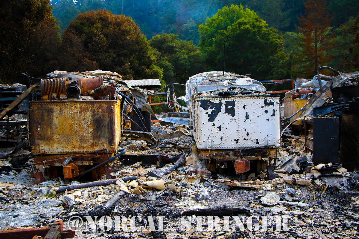 Photos from the round table at the Swanton Pacific Railway outside Davenport, CA.  The Swanton Pacific Ranch was hit by the CZUAugustLightningComplex earlier this week.  CZULightningComplex CZULightningComplexFire