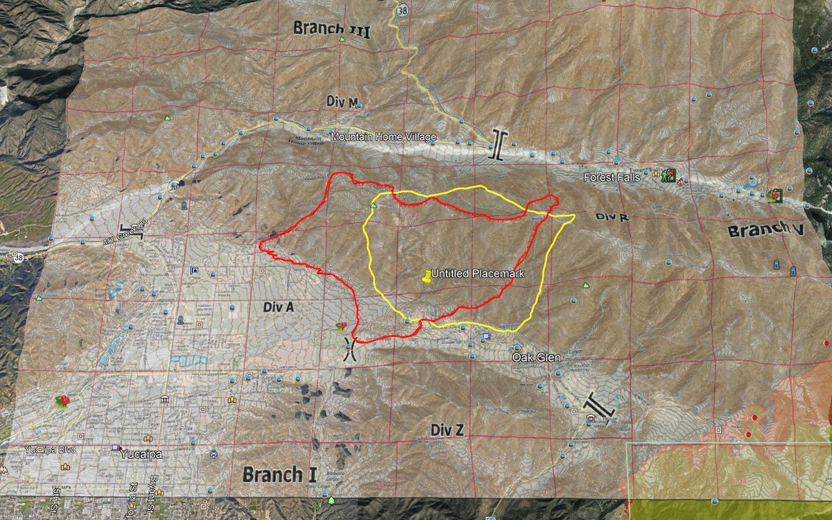 El Dorado Fire Map