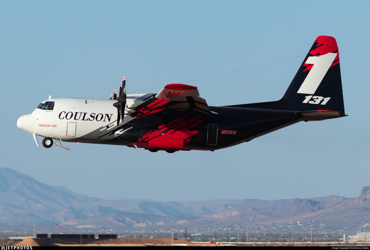 The Coulson c-130 has lifted off from Lancaster and is on her way WeeVillFire