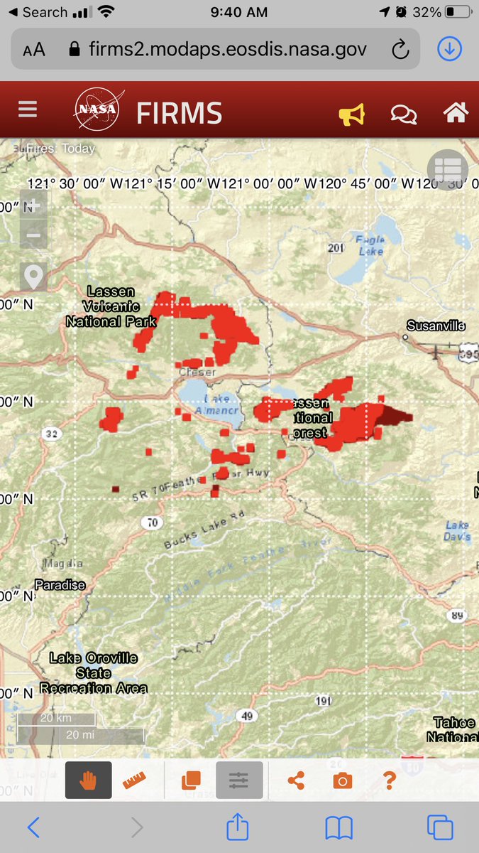 fires in california right now map