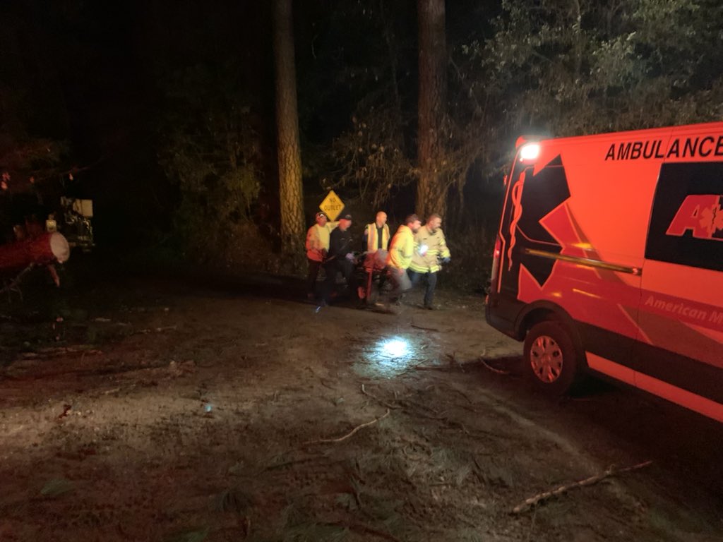 Cal Fire/ Placer Fire Department Company members responded to a report of two utility workers who fell approx 50 feet while trying to repair some electrical lines in the Rollins Lake Rd/You Bet Rd area. Both patients were transported to Sutter Roseville Hospital