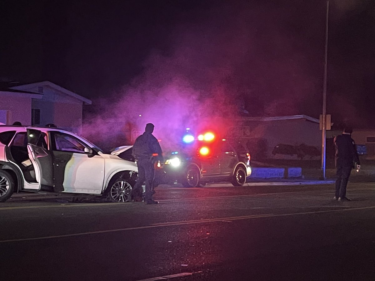 Says they approached a suspicious parked vehicle near Bullard and Hwy 41. When officers tried to make contact with the male driver, he rammed the patrol car and started to flee. Officers were able to catch up to him after he collided with a light pole