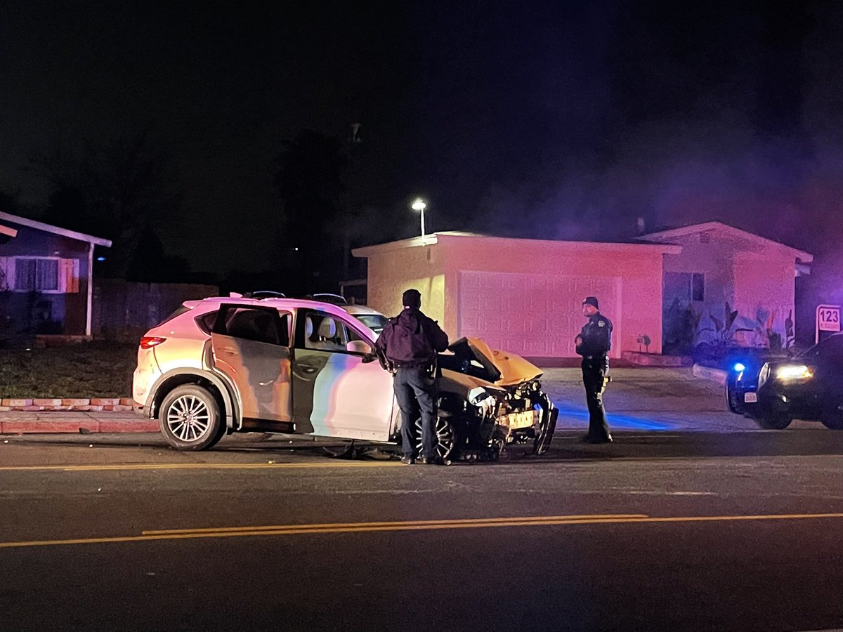 Says they approached a suspicious parked vehicle near Bullard and Hwy 41. When officers tried to make contact with the male driver, he rammed the patrol car and started to flee. Officers were able to catch up to him after he collided with a light pole