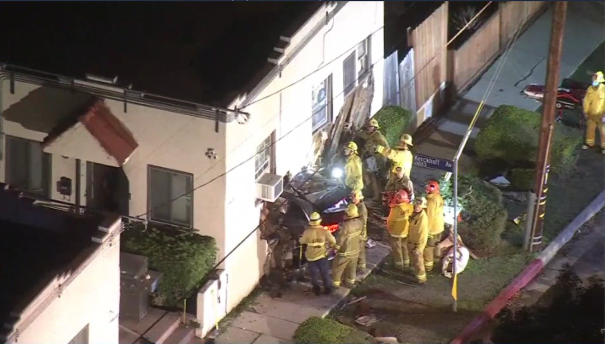 According to LAFD, while the building was significantly damaged, there were no other injuries