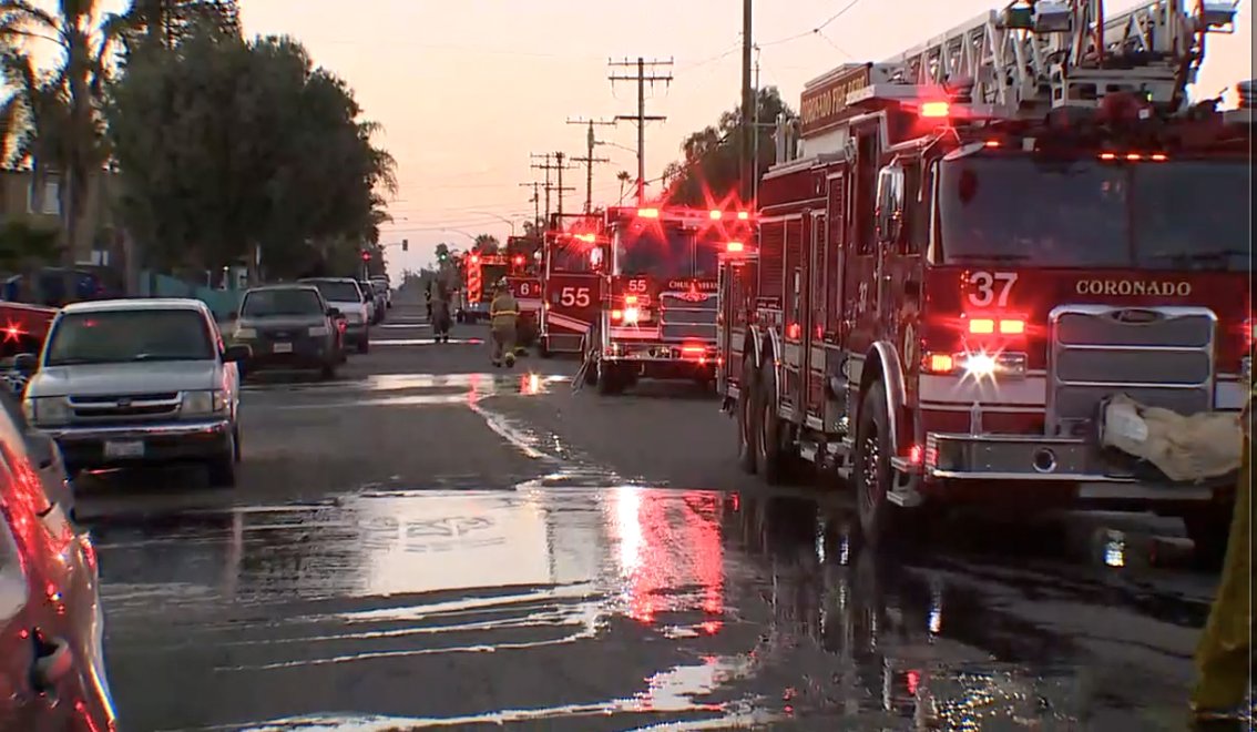 One person dead in fire in ImperialBeach.