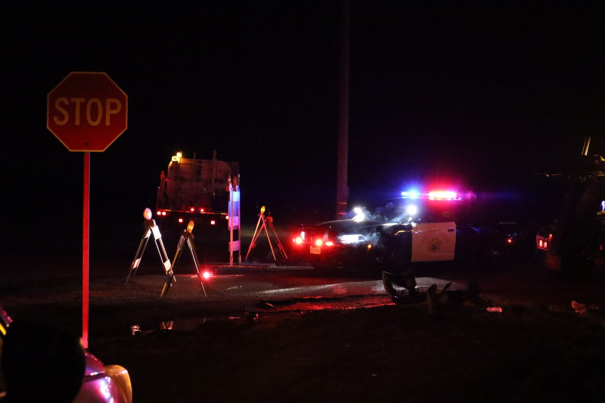 A man was killed Monday evening after CHP says he collided with a semi-truck in Fresno County