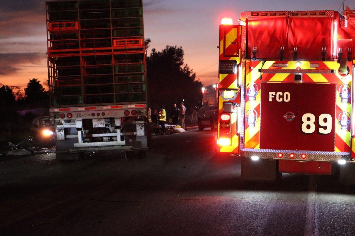 CHP responded to a 4-vehicle crash on Brawley and Jensen on Tuesday afternoon in Southwest Fresno