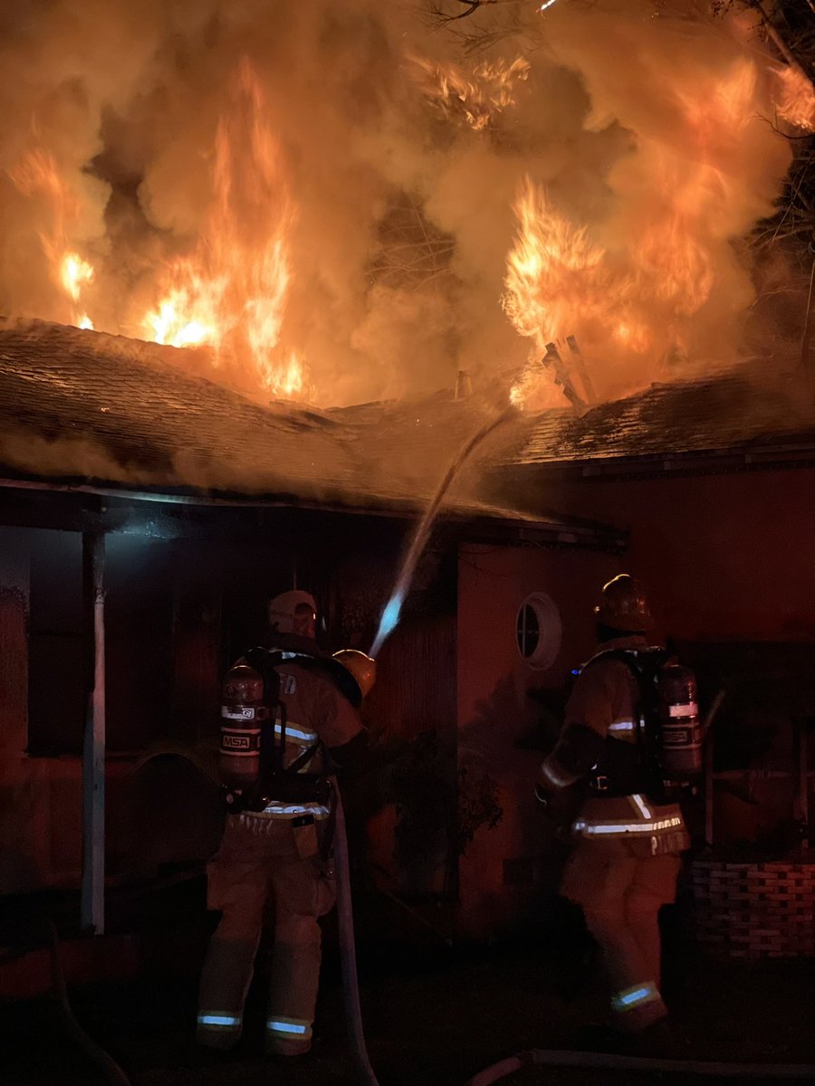 Fire San Bernardino, California Muscupiabe Drive & West Mirada Road