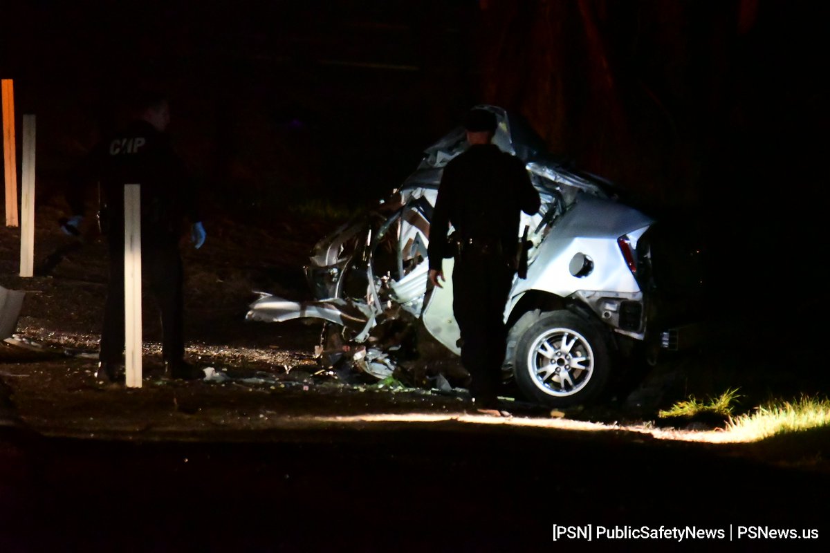 Fatal Vehicle Accident.  the CHP is investigating a double ejection, double-fatal vehicle accident on the EB Int. 80 offramp to Raley Blvd. According to reports, the vehicle split in half after hitting a tree. Both occupants were pronounced deceased on scene