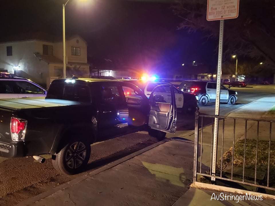 Lancaster,ca: 459(burglary) 25th st w and Ave J ( Fenner ave ) Location is vacant and suspect is being detained by a retired deputy at gunpoint. Suspect is cooperative, deputies on scene now , Deputies detaining one. Photo credit: AvStringerNews