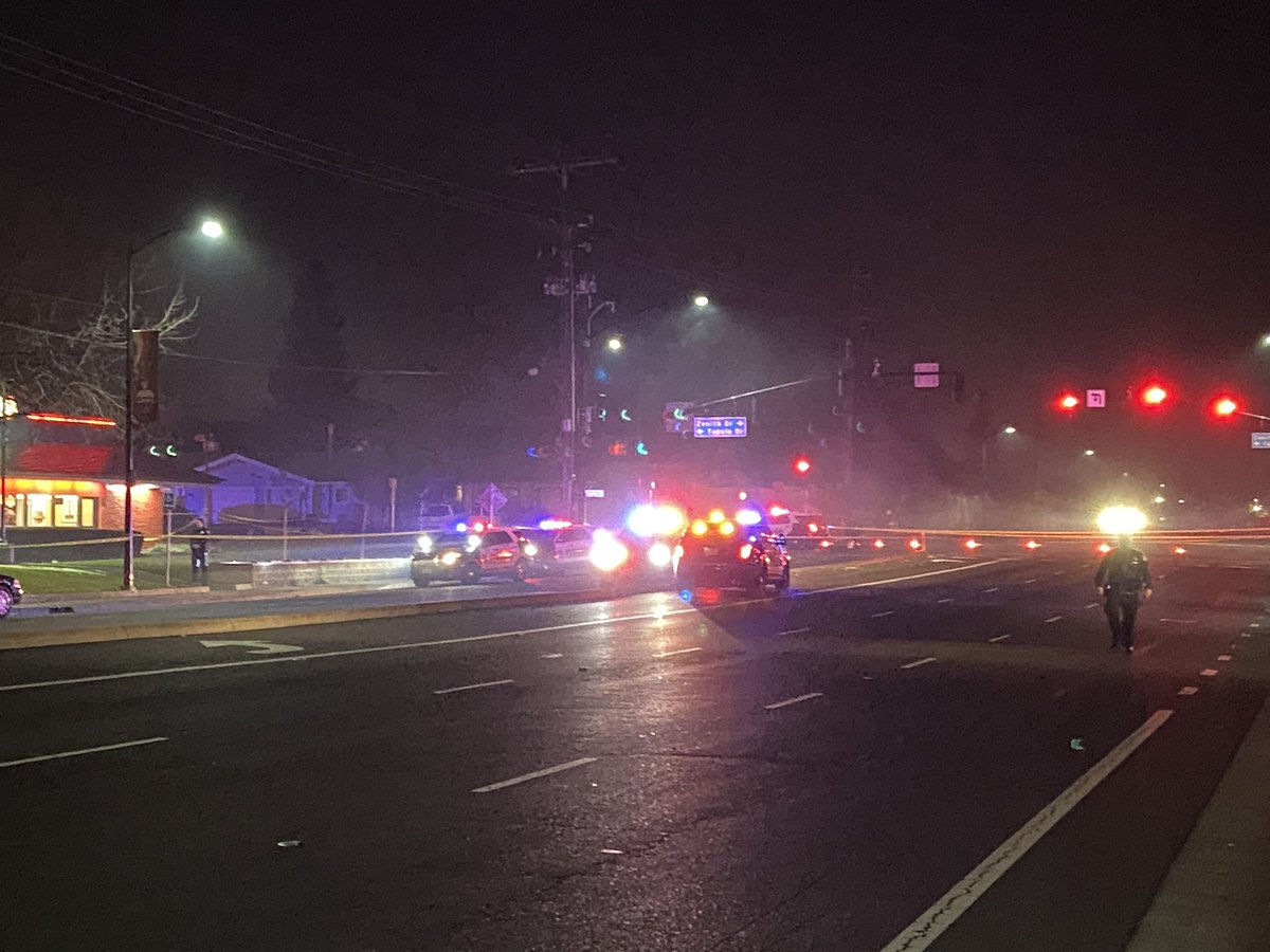 @citrusheightspd is investigating a police shooting on Antelope Rd. near I-80. Roads in the area are closed. @metrofirepio tells us one person was transported from the scene. 