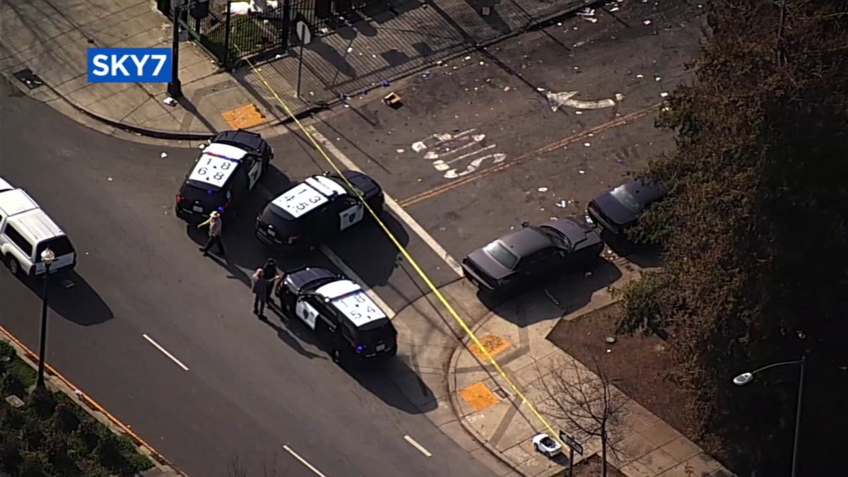 A suspect accused of fatally shooting a man in West Oakland and firing shots at firefighters has been arrested, according to police