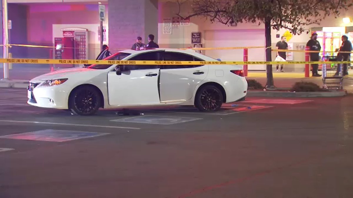 Fresno police are investigating to see if two scenes involving gunshots are connected to a shooting victim outside a Winco