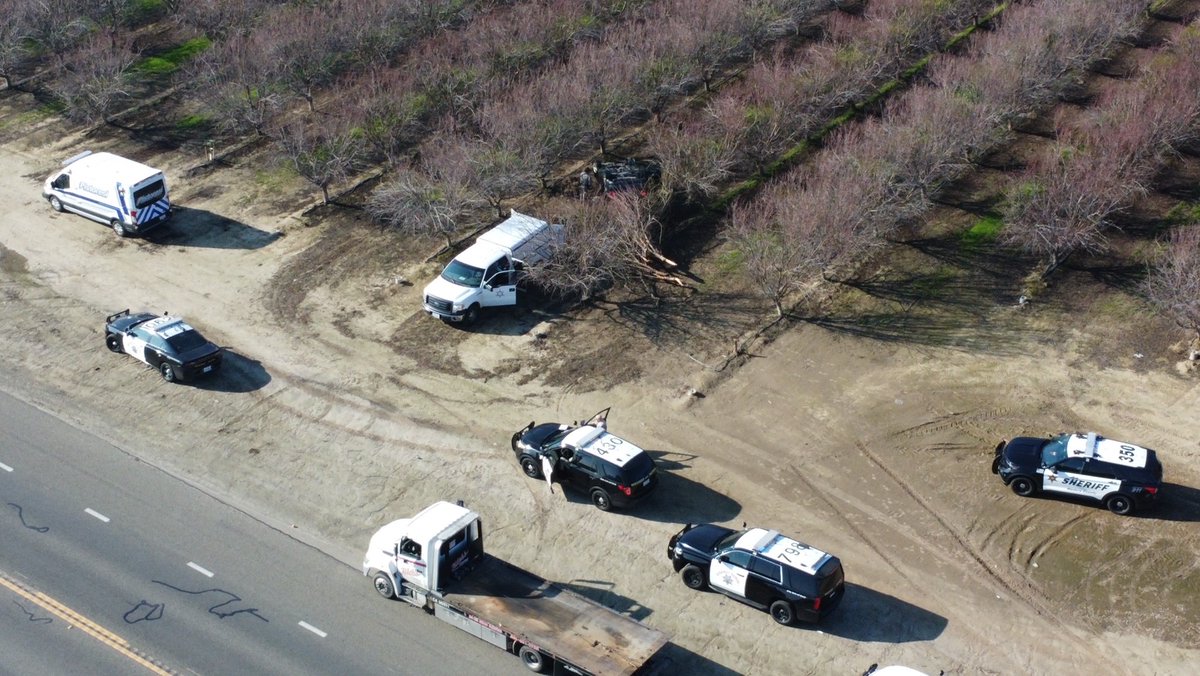 Woman killed in rollover accident in Madera, Hwy 145 and Ave 8 1/2. CHP not sure why she let the car drift off road