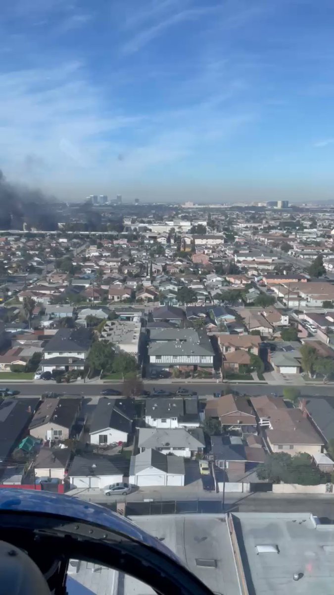 Old hawthorne mall on fire