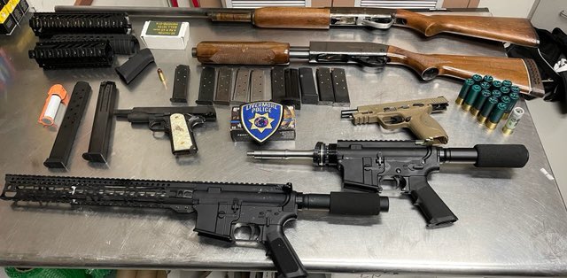 Officers recover firearms after driver passes out in Livermore parking lot