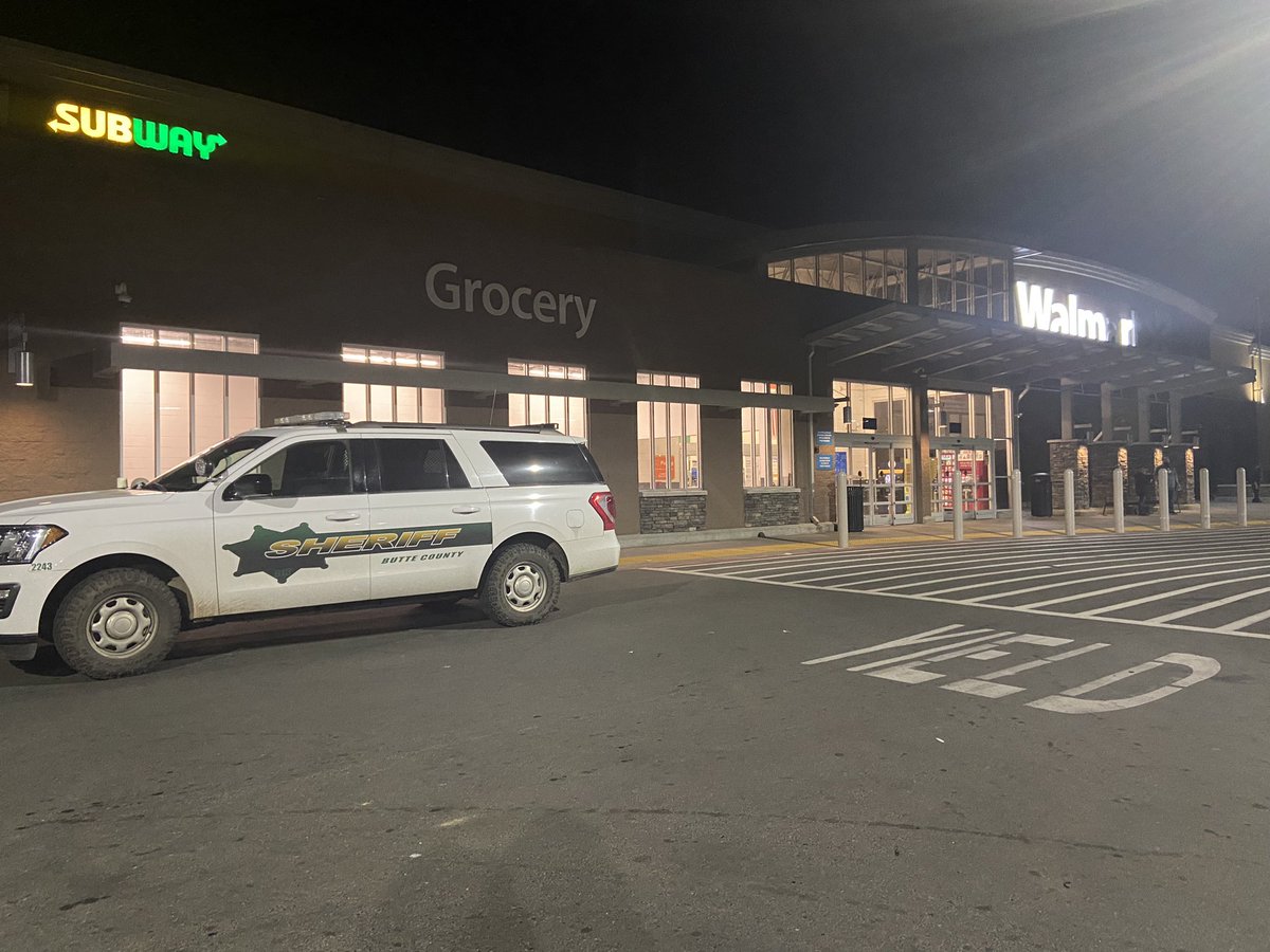 The suspected shooter was taken into custody here at the Oroville Walmart. A witness tells the man took off his clothes in the store and was yelling at customers before he was arrested