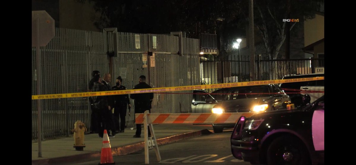 .@LBPD perform CPR on Shooting Victim located Behind Wheel of BMW Near Long Beach Poly HS