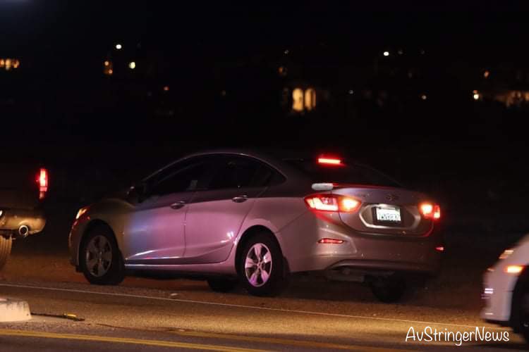 Lancaster,ca: 902t/902r(traffic collision with injuries/rescue responding ) 50th st w and Ave J , vehicle vs Fire hydrant, 2 vehicles involved