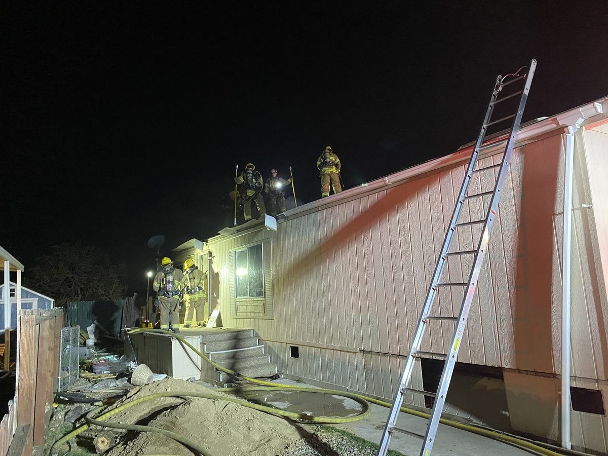 CaminoIC - quick action by firefighters contained the fire at 9:29 PM. Resources will remain on the scene for overhaul