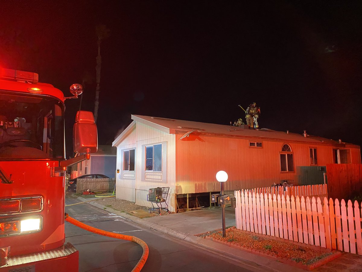 CaminoIC - quick action by firefighters contained the fire at 9:29 PM. Resources will remain on the scene for overhaul