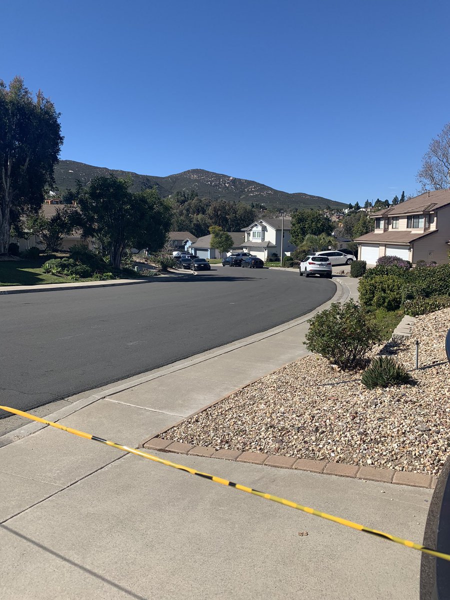 There's a SWAT situation on Robinia Ct. in Rancho Bernardo. Police say a person was shooting inside his garage. Family in the home and neighbors have been evacuated from the area. The man is still inside. Police are trying to negotiate with him. No injuries 