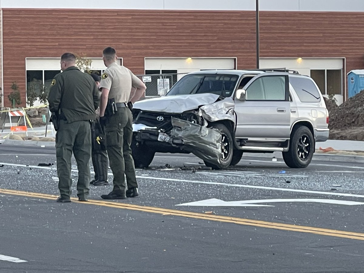 SanMarcos - One person has been rushed to the hospital following a multi-vehicle crash at N Twin Oaks Valley Road & Christen Way