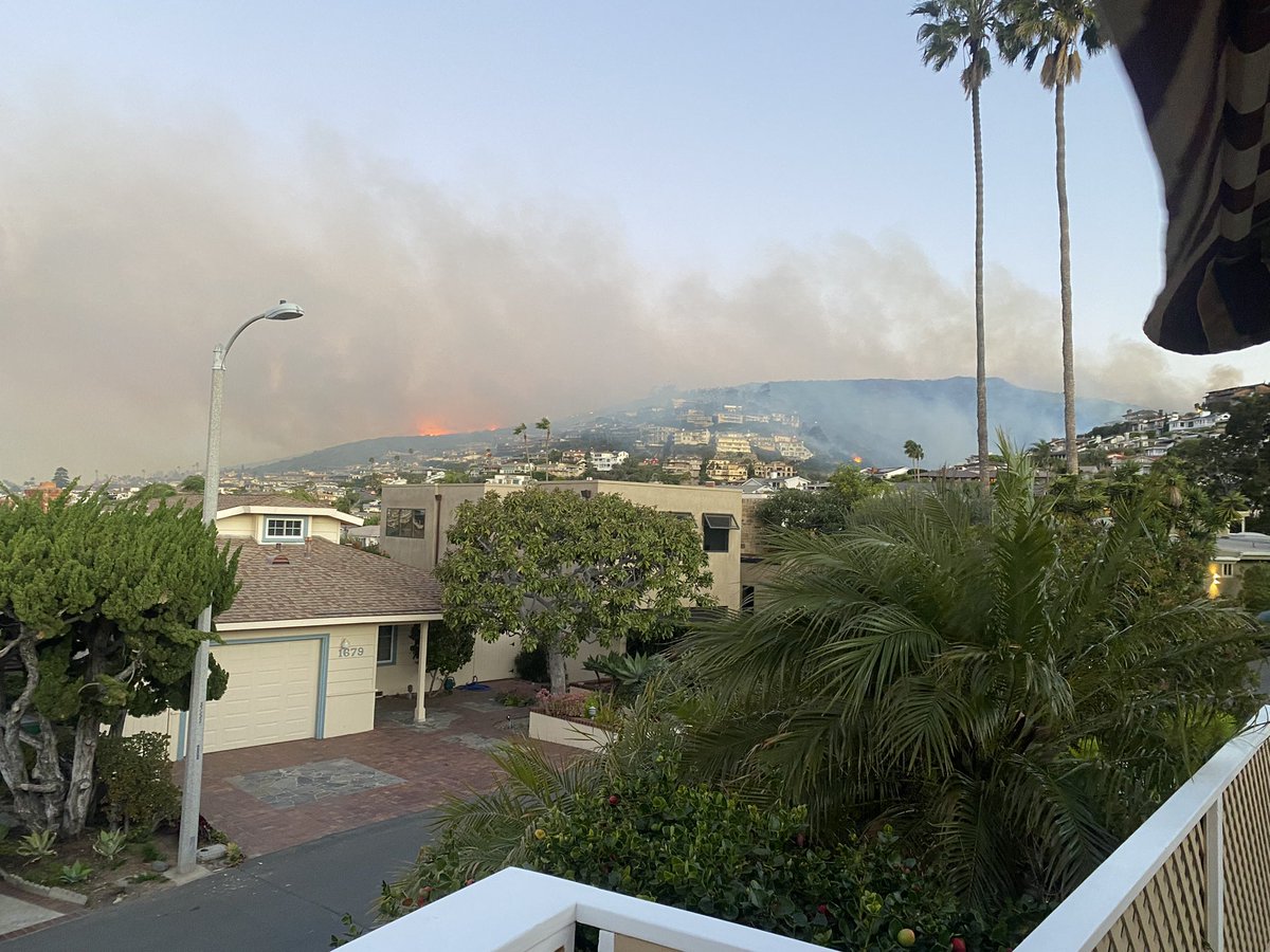 Fire that prompted mandatory evacuations in Emerald Bay and Irvine Cove, warnings in Northern Laguna  