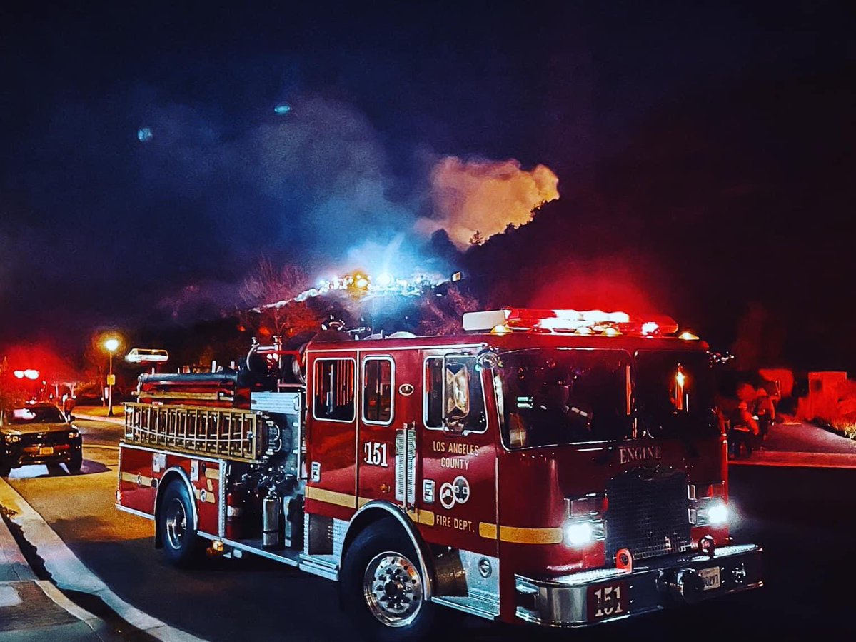 AZUSA BRUSH FIRE: Roughly 1.5 acres has burned above Azusa Saturday night. The fire has a slow rate of spread and no structures are threatened, according to Dispatch Supervisor Jeremy Stafford of the Los Angeles County Fire Department.