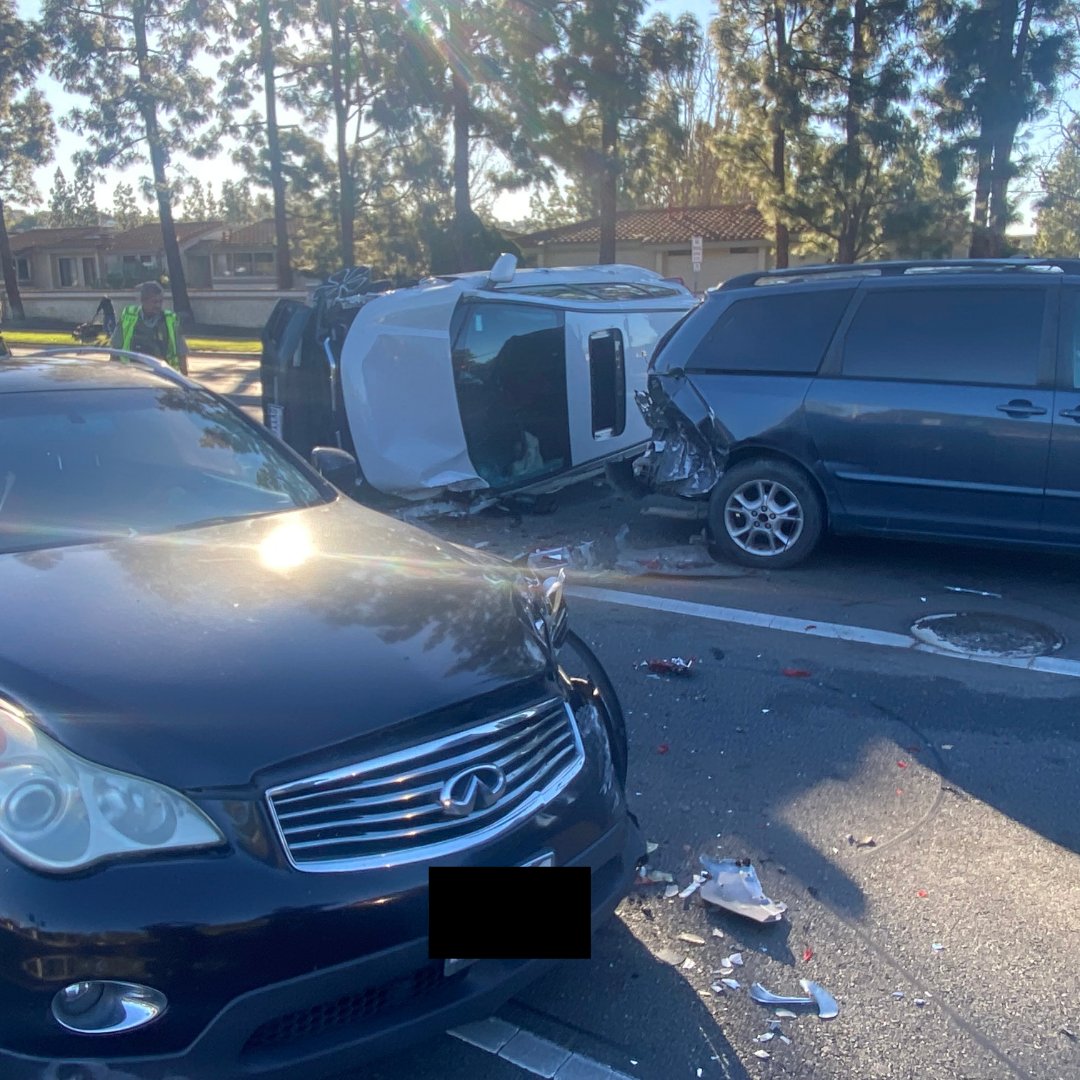 Deputies are on scene at the intersection of La Paz Dr./Pacific Park Rd. reference a multiple vehicle traffic collision. 