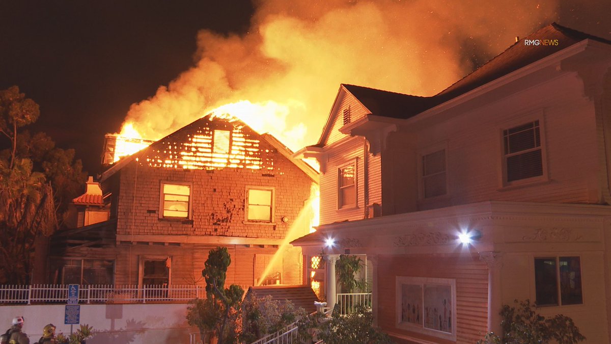 The February 22, 2022 ParkViewFire in the Westlake neighborhood of LosAngeles near DTLA