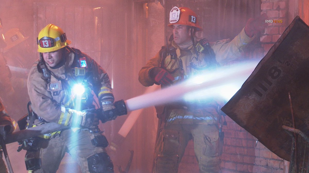 The February 22, 2022 MainStreetFire in downtown LosAngeles DTLA being handled by @LAFD