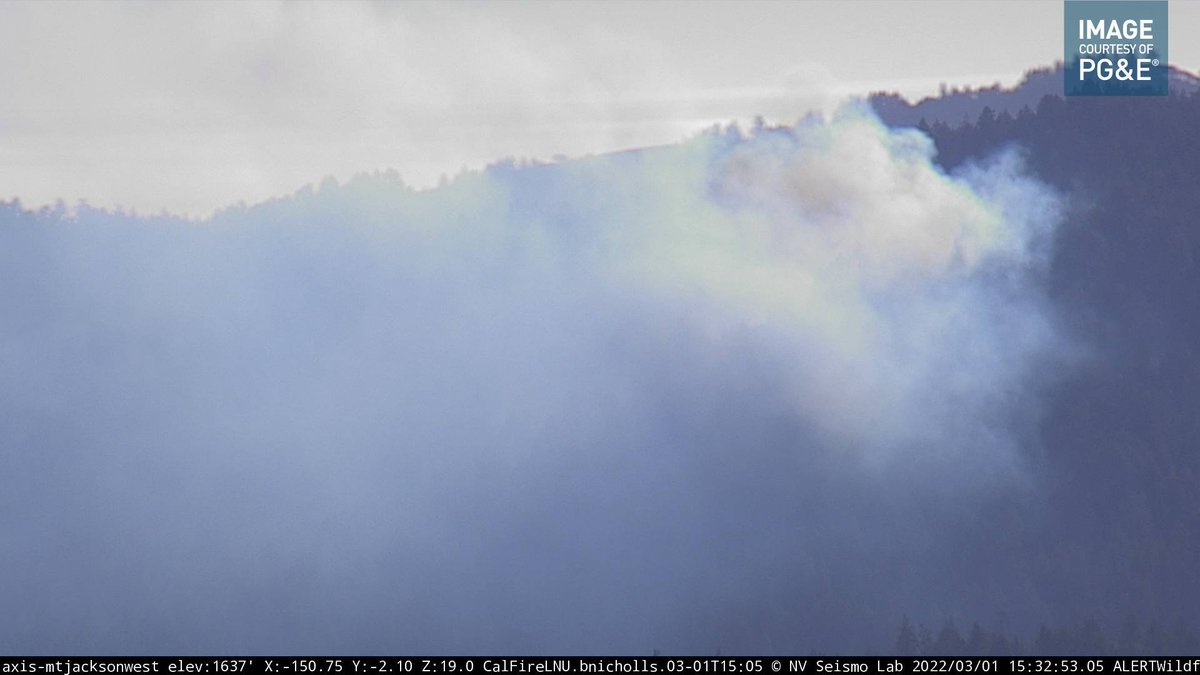 MonteRio (Sonoma Co) - Copter 910 reporting a 4 acre fire with  slow-moderate ROS burning up towards the ridge in the understory, providing recon only @ this time. Appears to be difficult access for ground resources. Located off the end of Bonita Terr. This is the AlpineFire