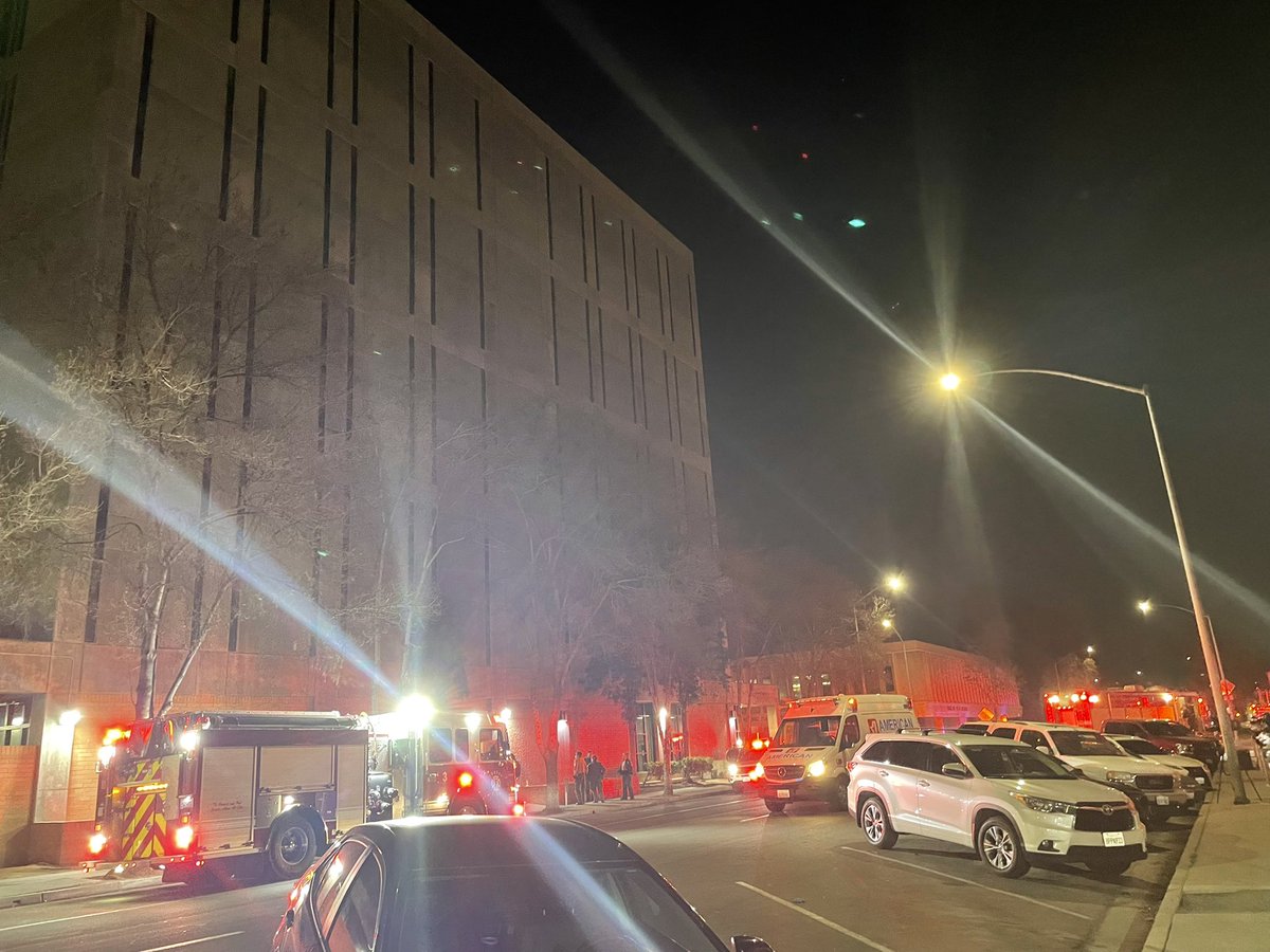 Fresno Co. SO confirms the EMS response at the downtown jail tonight is due to a medical emergency. We have seen at least 5 ambulances depart to the hospital with at least 3 inmates on board. No word on why they were transported yet