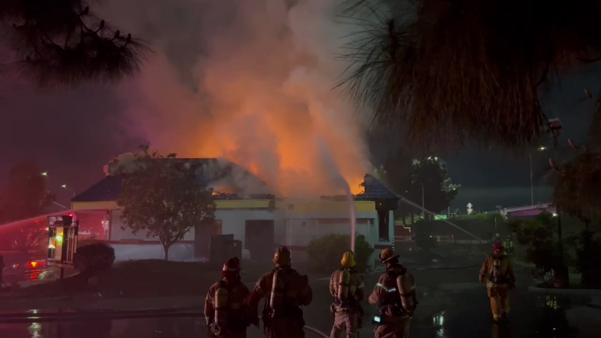 Partial roof collapse on the Charlie Delta corner