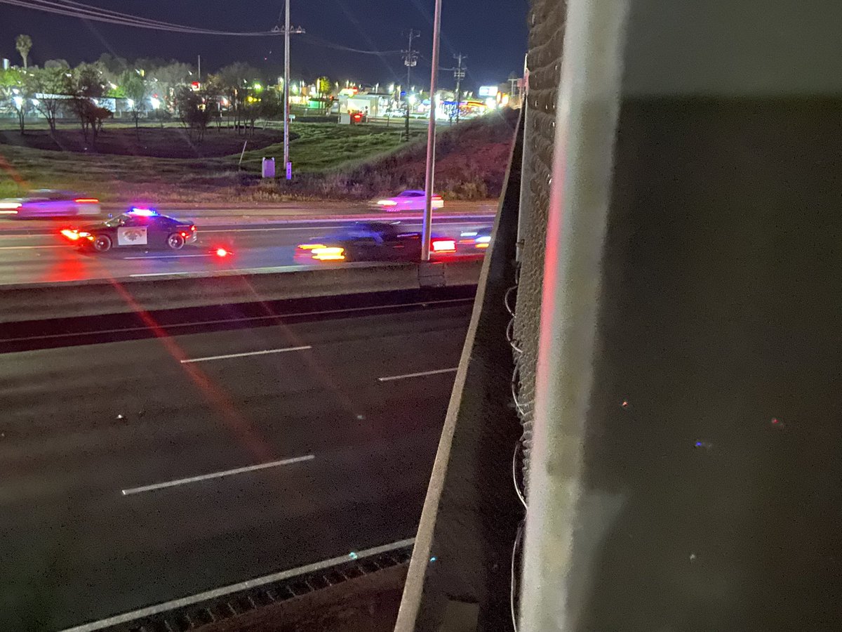 CHP says a pedestrian has died after getting hit by a vehicle on southbound Highway 99 near Mack Rd. Two southbound lanes are still blocked. It happened around 9:30, but police are still here 