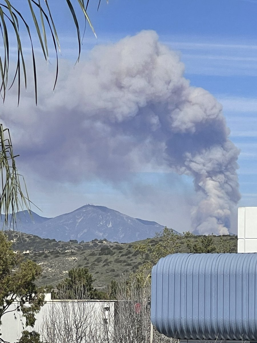 BRush fire. South Orange County California