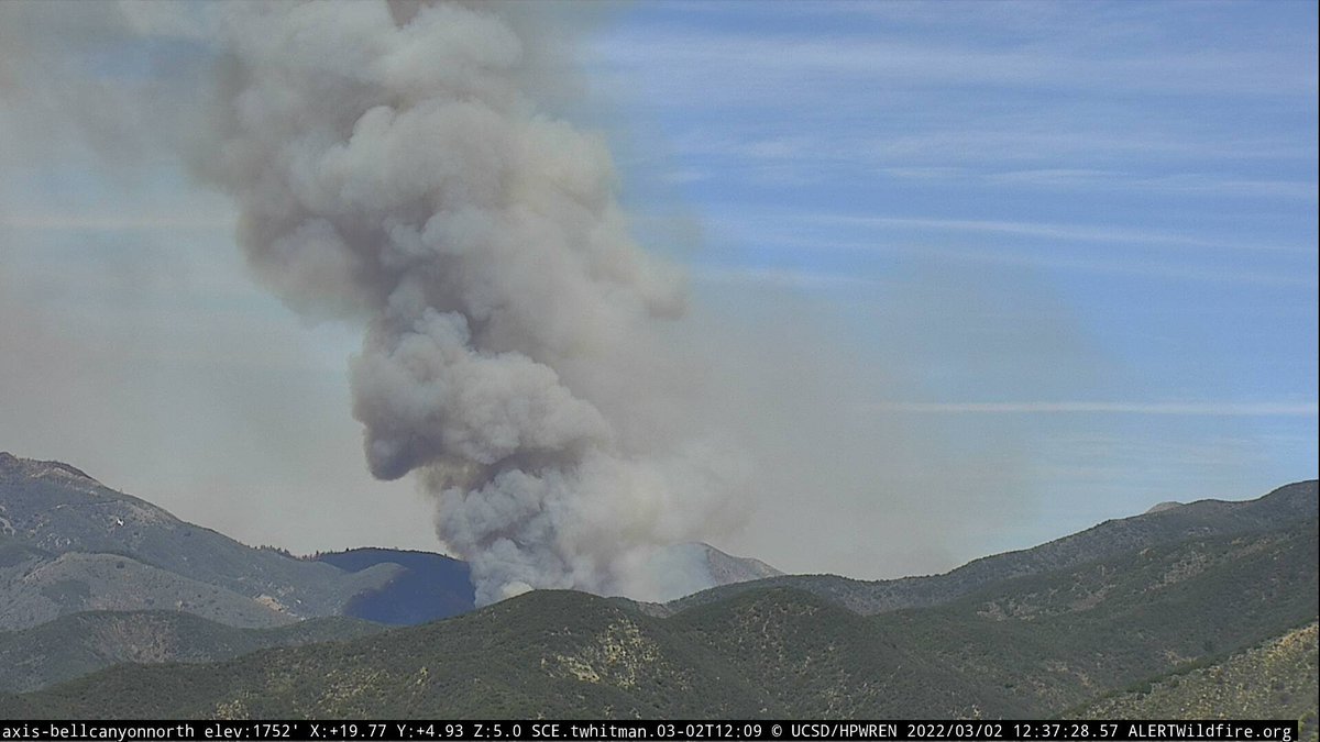 Well damn. South of Santiago Peak, up Trabuco Creek. Aircraft on scene