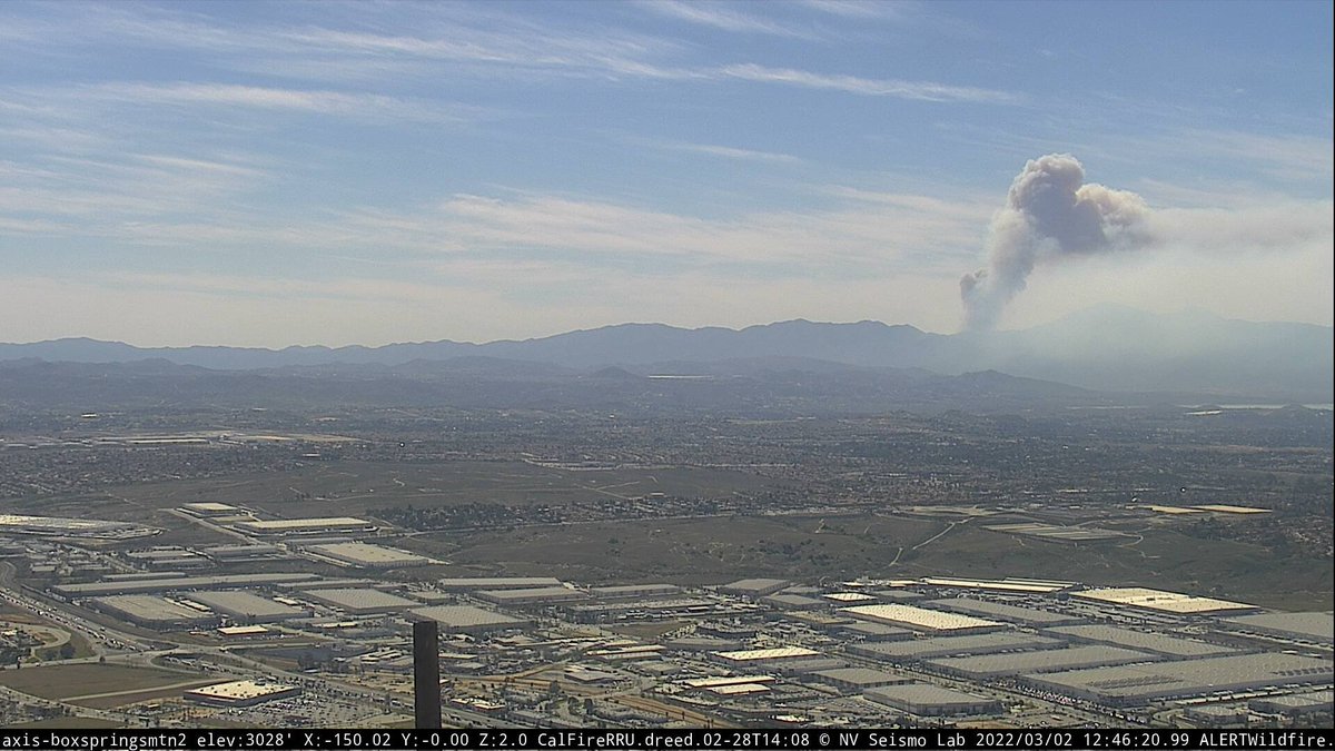 50+ acres, MROS. Ramona tankers enroute. The last firecam grab is my view direction,   the header already.  JimFire South of Santiago Peak, up Trabuco Creek