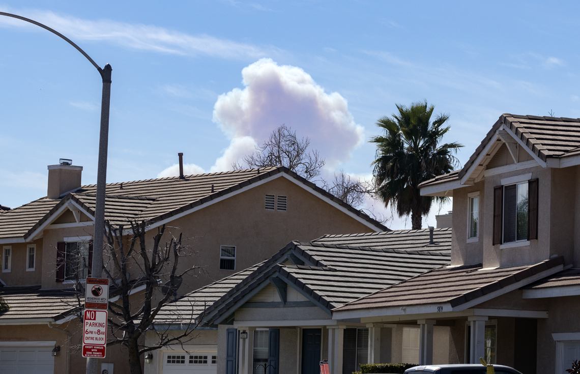 50+ acres, MROS. Ramona tankers enroute. The last firecam grab is my view direction,   the header already.  JimFire South of Santiago Peak, up Trabuco Creek